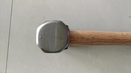 Marteau de forgeron double face en acier au carbone avec manche en bois 3 lb